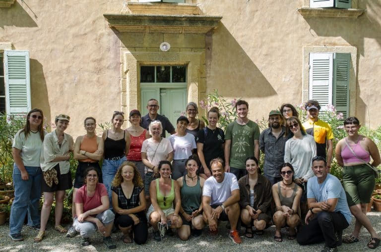 Journée cohésion d'équipe EECAR au Harmas Jean-Henri Fabre et au Naturoptère à Sérignan-du-Comtat (84). @Hervé Ramone