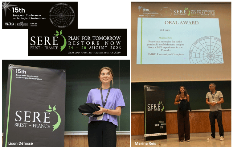 Meilleure communication orale étudiante au colloque international SER-Europe 2026 à Brest